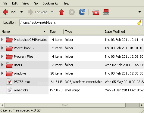 Linux Debian Üzerine Photohop CS5 Kurmak