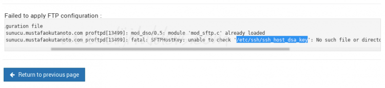 Virtualmin Sorunları ve Çözümleri